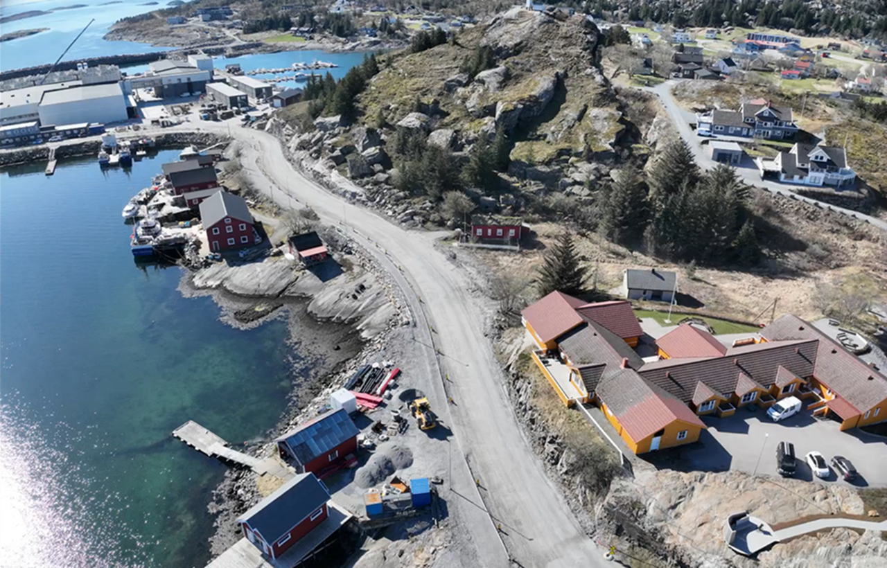 Oppgradering av veier på Lovund